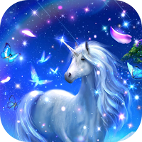 Unicorn Live Wallpaper Glitter