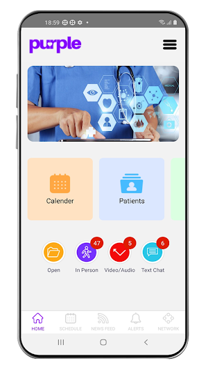 Purple Health Practitioner Screenshot 0