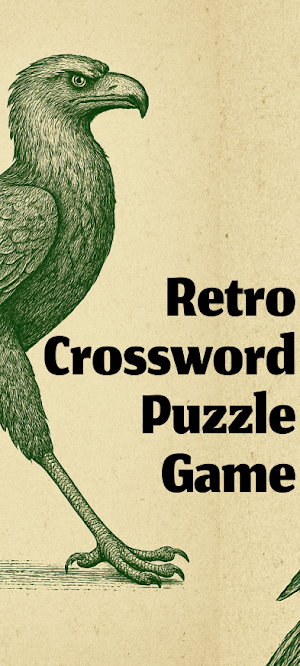 Retro Crossword Puzzle Game Screenshot 0