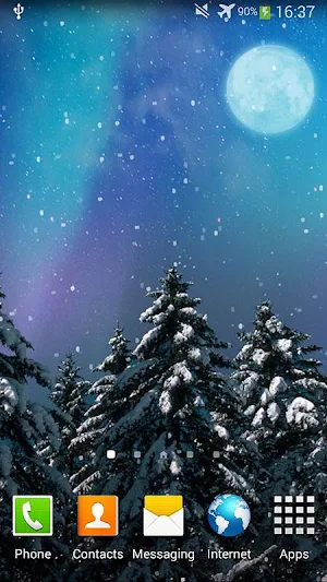 Snowfall Live Wallpaper Screenshot 1