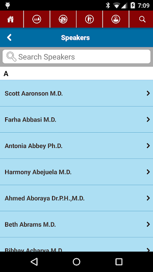 American Psychiatric Association Meetings Screenshot 3