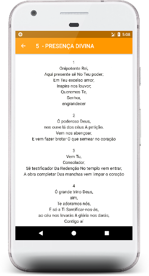 Cantor Cristão Screenshot 2