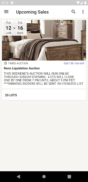 Vanzant Auctions Screenshot 1