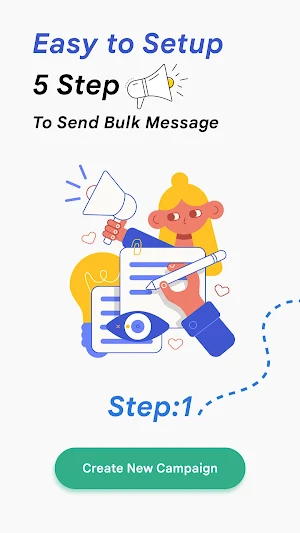 Bulk Sender - Marketing on WA Screenshot 2