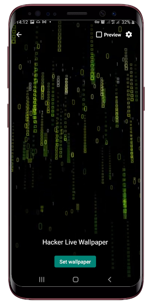 Hacker Live Wallpaper Screenshot 1