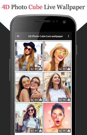 4D Photo Cube Live Wallpaper Screenshot 0