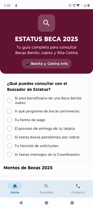 Buscador Estatus BECAS info Screenshot 3