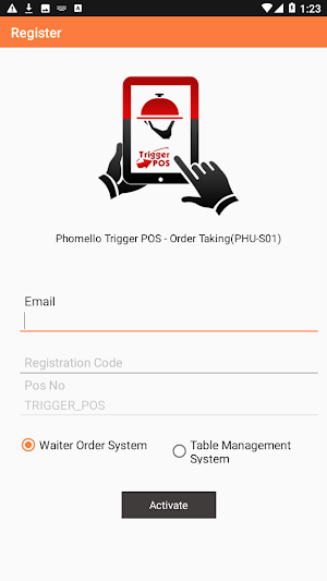 TriggerPOS Waiter Order System Screenshot 1