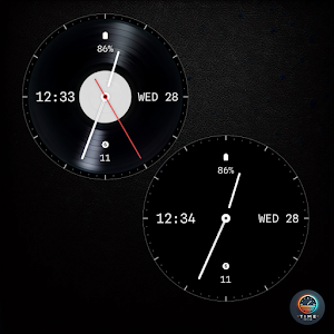 Vinyl Time - watch face Screenshot 2