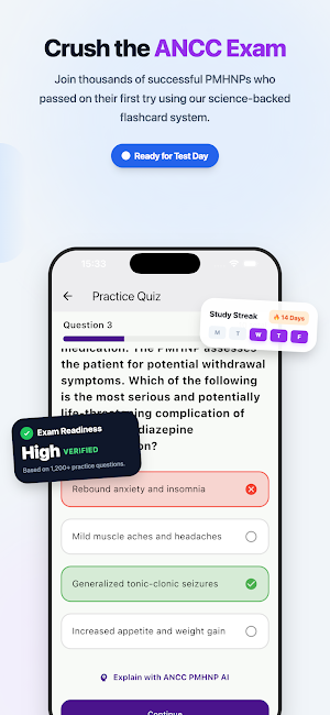 ANCC PMHNP Flashcards Screenshot 1