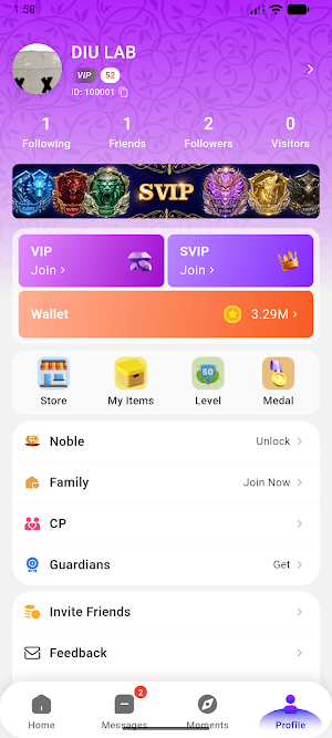 SunMoon Pro – Live Audio Rooms Screenshot 3