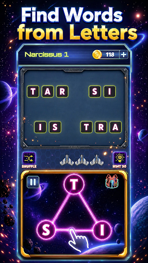 Word Orbit: Word Puzzle Game Screenshot 3