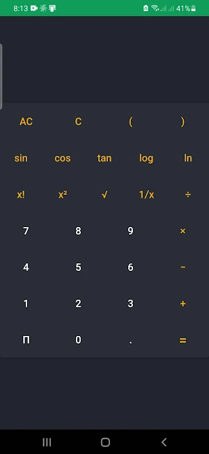 IT Scientific Calculator Screenshot 0