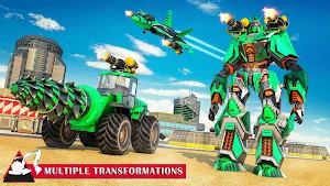 Mechanical Excavator Robot: Flying Transforme Screenshot 3