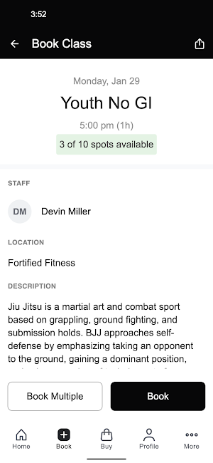 Fortified Fitness Screenshot 2