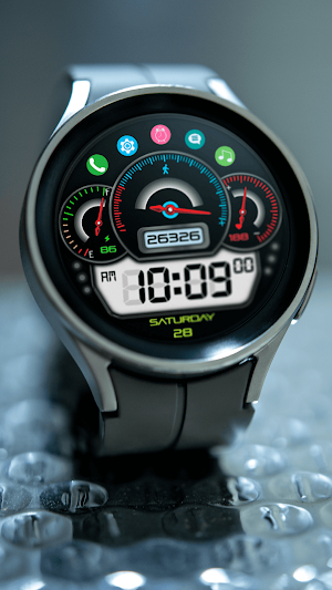 Pars Tuana Digital Watch Face Screenshot 0
