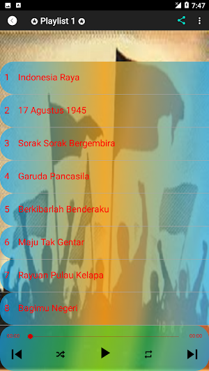 Lagu Kemerdekaan 17 Agustus Screenshot 1