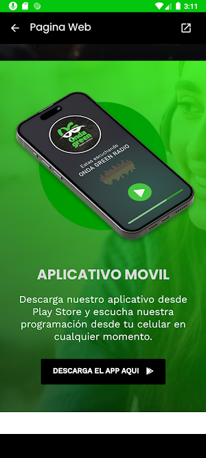 Onda Green Radio Screenshot 3