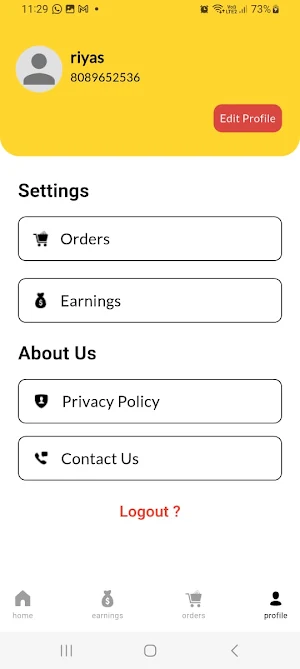 Meatado Delivery Partner Screenshot 3