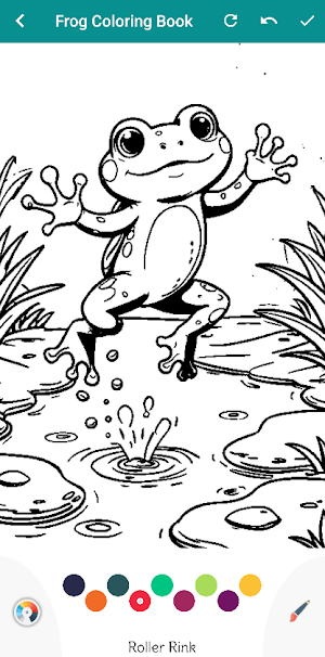 Cute Frog Coloring Book Screenshot 3
