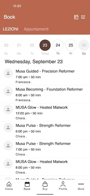 Musa Pilates Screenshot 1