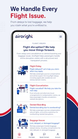 AiroRight Flight Compensation Screenshot 2