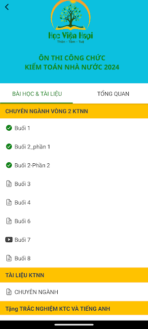 Học Viện Hapi Screenshot 3