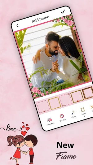 Romantic Love video maker Screenshot 0