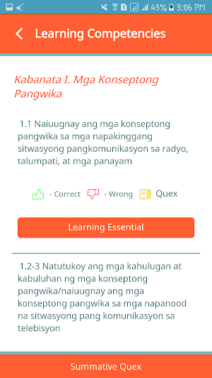 Komunikasyon at Pananaliksik - QuexBook PRO Screenshot 2