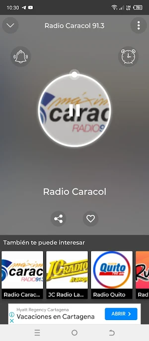 Radio Caracol 91.3 Screenshot 0