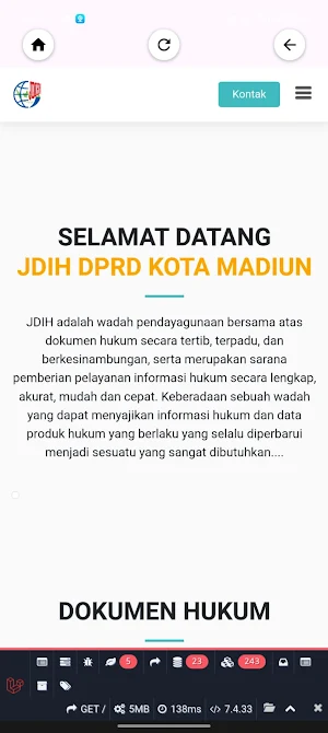 JDIH DPRD Kota Madiun Screenshot 1