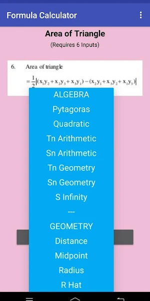 Formula Calculator Screenshot 3