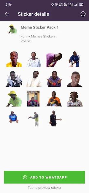 WASticker Funny Memes Stickers Screenshot 1