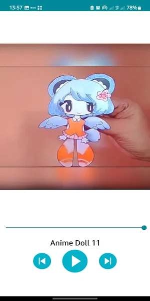 DIY Paper Doll Anime Screenshot 1