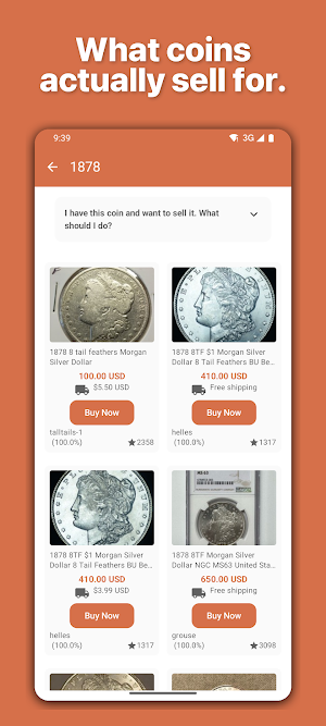 Price Guide - U.S. Coin Values Screenshot 3