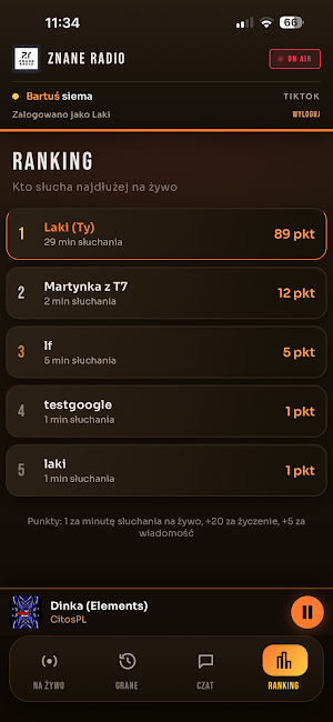 Znane RADIO Screenshot 2