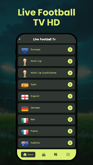 Live Football TV HD Streaming Screenshot 0