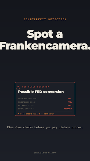 Celluloid: AI Vintage Cam ID Screenshot 3