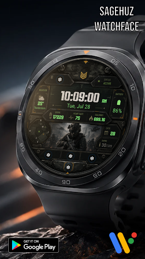 A130 FPS Game WatchFace Screenshot 1