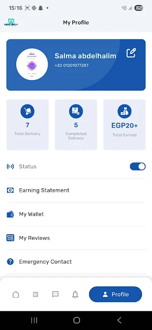 Dentofly Delivery man Screenshot 0