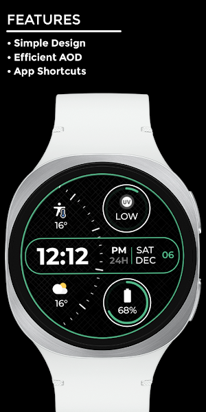 Night 131 - Digital Watch Face Screenshot 1