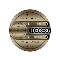 Burnt Gold Flowstone Wear OS