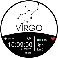 Virgo Zodiac Sign Watch Face