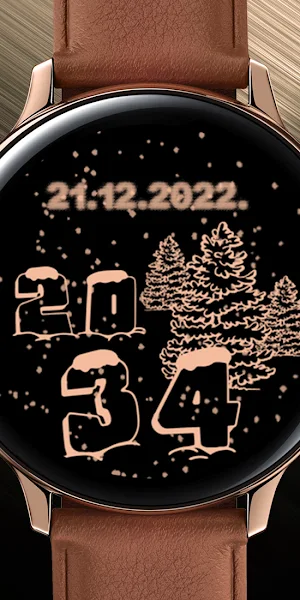 Winter in the woods Rose Gold Screenshot 0