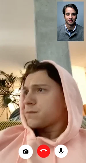 Tom Holland Video Call & Chat Screenshot 0