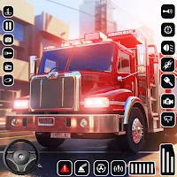 Fire Truck Game:US Firefighter