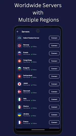 Quick VPN Super Fast & Secure Screenshot 1
