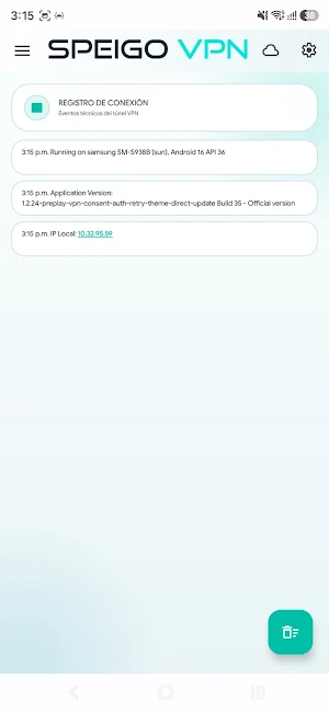 SpeiGo VPN Screenshot 1