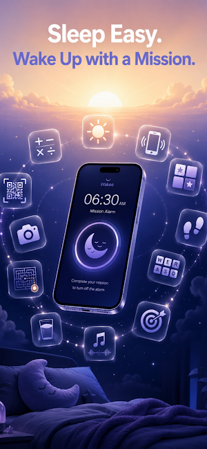 Wakee - Alarm Clock - Missions Screenshot 1