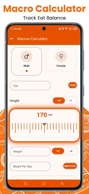 Weight Loss Calorie Calculator Screenshot 0